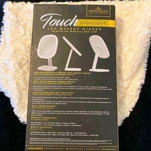 Impressions Touch LED Makeup Mirror